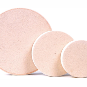 Hvite Filtskiver. Harde skiver til sliping og polering