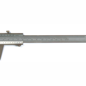 Art. 201000 Skyvelær.Måleområde fra 0 - 150 mm. Målenøyaktighet +/- 0,05 mm. Måler innvendig, utvendig og dybde.