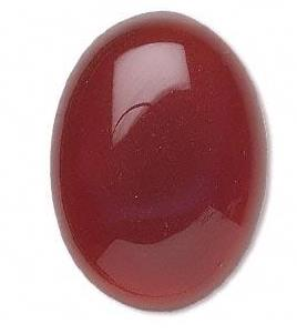 Art. F 2680 Carneol cabochonslepet stein 6x8 mm