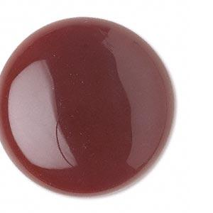 Art. F 2689 Carneol cabochonslepet 8 mm