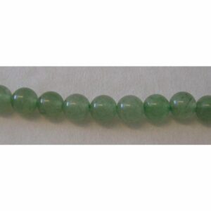 Grønn aventurin perler på 40 cm streng