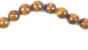 Tigerøye perler på 40 cm streng