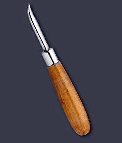 Polerstål med trehåndtak