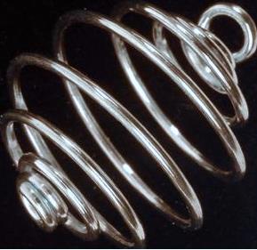 Art. 70-213 PK Spiralbur, sølvfarget, 25 mm. Pakke med 10 stk.