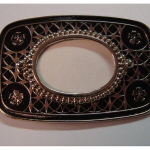 Art. 74-005 PK Beltespenne, 30x40 mm fatning. Passer til 35mm bredt belte.Pakke med 3 stk.