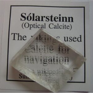 Art. 3376 Optisk kalsitt.