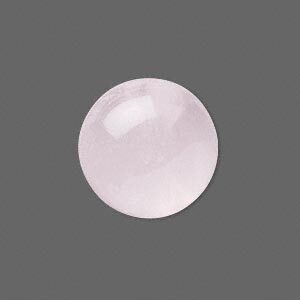 Rosenkvarts 1/2 boret perle 6 mm