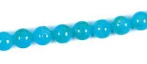 Art. 2324 Howlitt, turkisfarget. 8mm 1/2 borret kule. Pris pr.stk.
