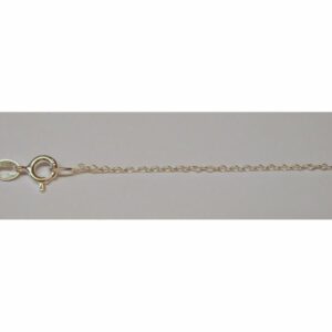 Tynt ankerkjede med lås. 1,3 mm kjedebredde.