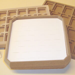 Displaystativ og puter