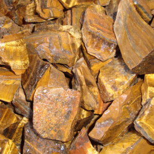 Tigerøye. Biter i størrelse 30-100 gram. Pose med 500 gram.